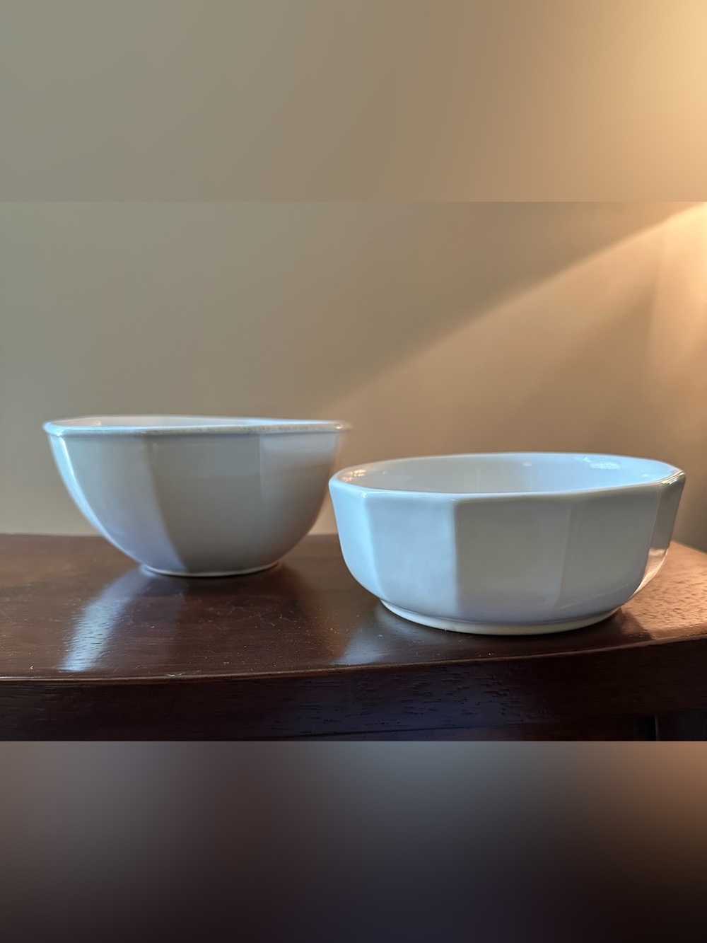 Set of 2 • ceramic bowls • serving